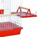 Gaiola para Calopsita Teto Plástico - Vermelho