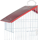 Gaiola para Calopsita Teto Plástico - Vermelho