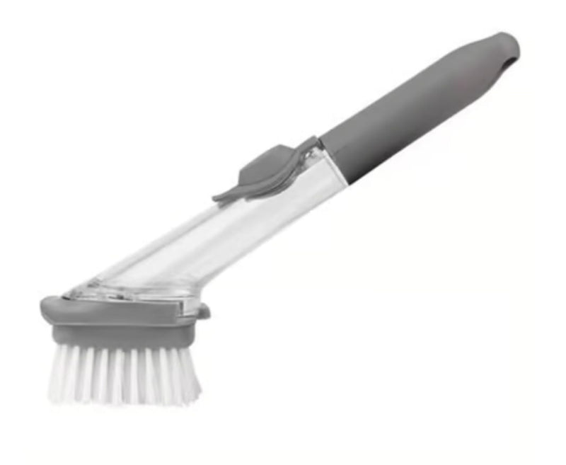 Escova de Limpeza 2 em 1 com Dispenser