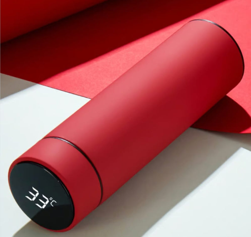 Garrafa Térmica em Aço Inox com Termômetro Digital Led 500ml